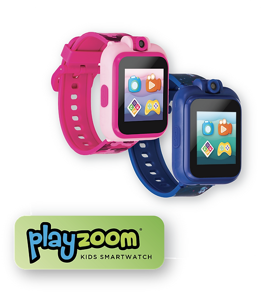 Playzoom kids touchscreen smartwatch with colorful silicone band